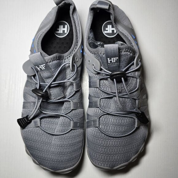 Hike Footwear Caspian Adventure Outdoor Non-Slip Barefoot Shoes Gray/Blue EU 40 - Picture 2 of 12